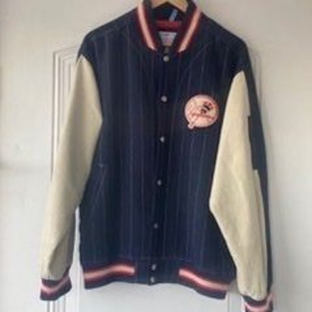 NEW YORK YANKEES COMMEMORATIVE VINTAGE JACKET SIZE LARGE EXCELLENT CONDITION! - Picture 1 of 10